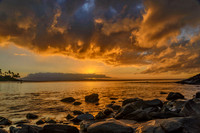 Maui Surfer Sunset